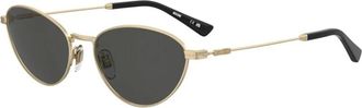 Moschino Authentieke Stijlvolle Brillen- Premium Kwaliteit! - unisex - Zonnebrillen - Geel - 57 MM - Accessoires