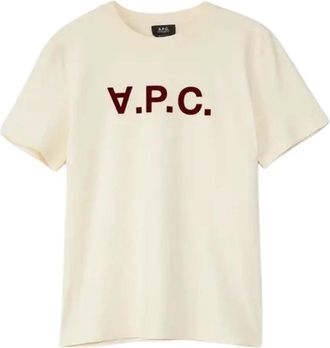 A.P.C. T-shirt Grand VPC - - Tops - Donna - Beige - XL
