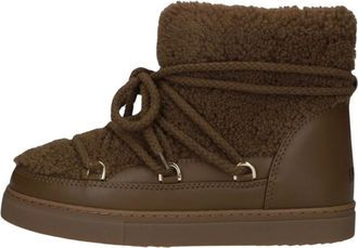 INUIKII Curly Boot - Dames - Schoenen - Bruin - Maat: 41 EU Leer