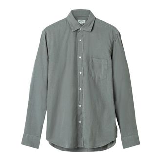 Hartford Casual Shirts, male, Green, Size: XL Paul Tencel Linen Shirt