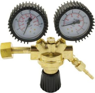 Elle Reguladores De Presi&oacute;n De Gas Arg&oacute;n Y Di&oacute;xido De Carbono: V&aacute;lvulas De Cierre, Man&oacute;metros De 0 A 315 Bar, Caudal&iacute;metros De 0 A 30 L/min, Compatibles Co