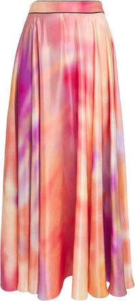 Roksanda Ilincic Satin Ameera Midi Skirt Size XXS