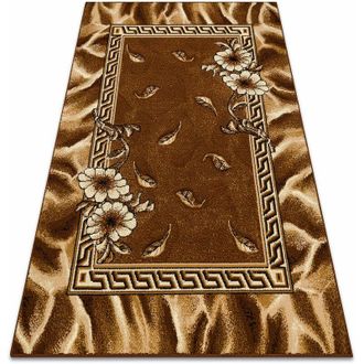 RugsX Tappeto bcf Morad trio fiori, le foglie classico - marrone brown 200x300 cm