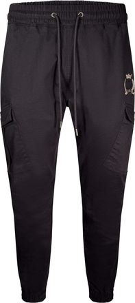 Siksilk Cargohose SIKSILK Siksilk Cargohose Slim Fit Cargos, Herren, Gr. S, N-Gr, schwarz, Obermaterial: 98% Baumwolle CO. 2% Elasthan EL., Hosen Cargohose