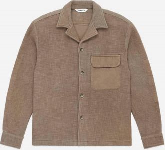 3sixteen Mens Field Shirt In Moon Rock Slub