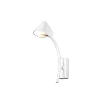 Netlighting Capuccina 1 Light Wall Lamp 7W LED 3000K 630lm White 3yrs Warranty