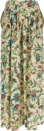 Etro Womens Multicolor Cotton Mini Skirt
