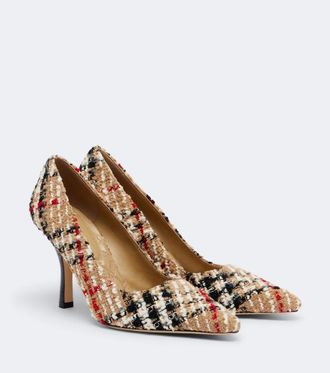 Burberry Burberry Check boucl&eacute; pumps