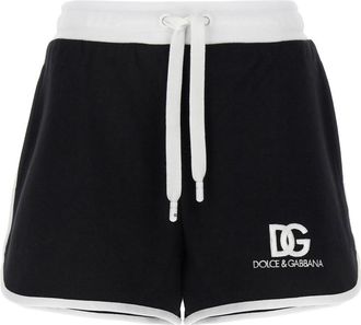 Dolce & Gabbana BlackWhite Logo shorts