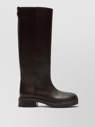 Casadei leather knee boots