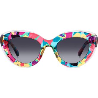 Kate Spade New York 50mm capri cat eye sunglasses in 04Qx-9O at Nordstrom Rack