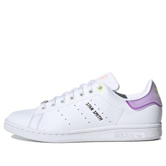 adidas (WMNS) adidas Stan Smith White Purple Lime FZ3653