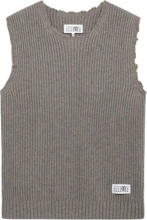 Maison Margiela Gilet - Heren - Spencers - Beige - L - Truien & Vesten