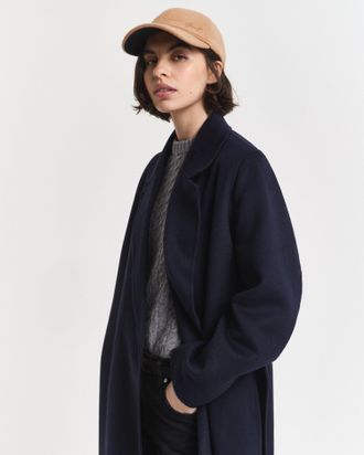 GANT Women Lustrous Melton Cap (ONE SIZE) WHISKEY BROWN