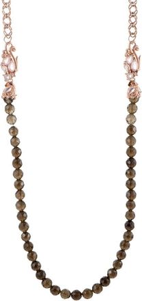 Stephen Webster Pop Superstud Rose Gold Plated Silver and Quartz Beaded Necklace