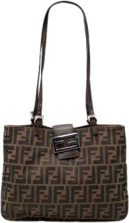Fendi Pre-owned Shoulder Bags, female, Brown, Size: ONE SIZE Pre-owned Shoulder Bag