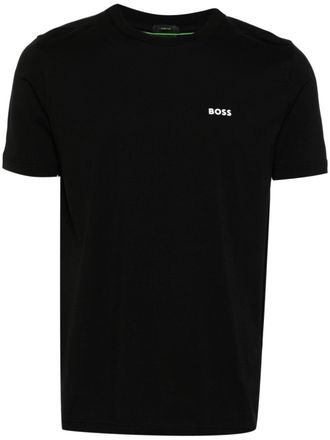 BOSS logo-print cotton T-shirt - men - Elastane/Cotton - 3XL - Black