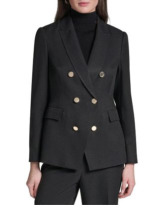 Halston Heritage Double Breasted Blazer