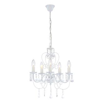 Globo Lighting L&aacute;mpara Colgante - Pinja - Blanco - Metal - &Oslash; 44cm - E14 - Globo