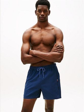 Tommy Hilfiger Original Ithaca Stripe Mid Length Swim Shorts
