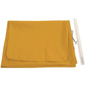 Hhg Nunca Usado] Funda Protectora Hhg Para Parasol Voladizo De Hasta 4,3 M (3x3 M), Funda Con Cremallera, Amarillo