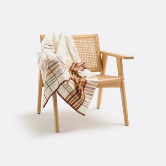 La Redoute Interieurs Plaid in geverfd en geweven katoen, Socco