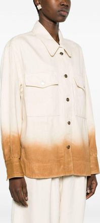 Alanui Heldere Tinten Denim Overshirt