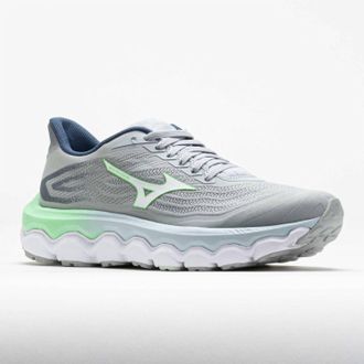 Mizuno Womens Wave Horizon 8 Shoe In Grey/green