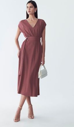 ST MRLO Enzy Dress in Rosewood at Nordstrom, Size 10
