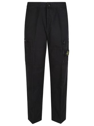 Stone Island Loose Relaxed-Fit Cotton Cargo Pants