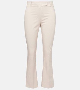 Max Mara Felice cotton-blend wide-leg pants