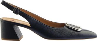 H&ouml;gl Jennifer Pump - Dames - Pumps - Blauw - 35 EU - Leer - Schoenen