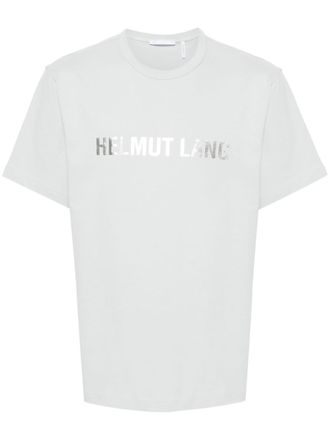 Helmut Lang T-shirt con dettaglio metallizzato - Blu