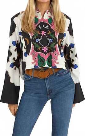 Cleobella Zoya Long-Sleeve Blouse In Estelar