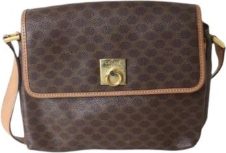 Celine Pre-owned Vintage Schoudertas - Dames - Vintage Schoudertas - Bruin - ONE Size - Leer - Vintage