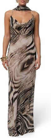 JLUXLABEL Infinite Journey Maxi Dress in Brown at Nordstrom, Size Medium
