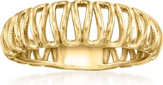 Ross-Simons 10kt Yellow Gold Openwork Ring
