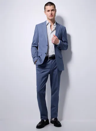 Le 31 Mens Stretch minimalist suit Stockholm fit - Slim