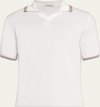 Fioroni Cashmere Mens Giza Cotton Polo