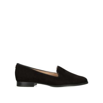 Carvela Womens Suede Legend Loafers - Black - Size UK 3