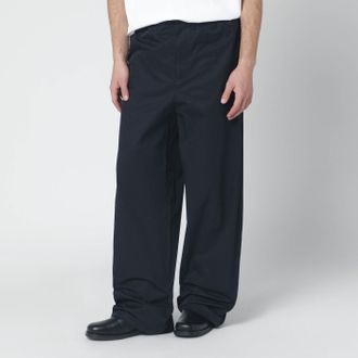 Jil Sander Midnight Blue Cotton Trousers