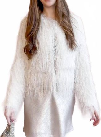 Sadie & Sage Angel Wings Jacket In White