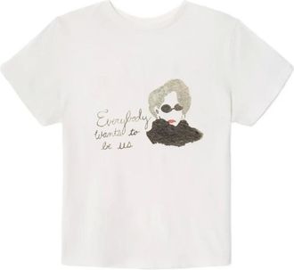 Re/Done Mujer, Camisetas, Blanco, Talla: S