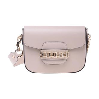 Baldinini Cross Body Bags, female, Beige, ONE SIZE, Leather Shoulder Bag