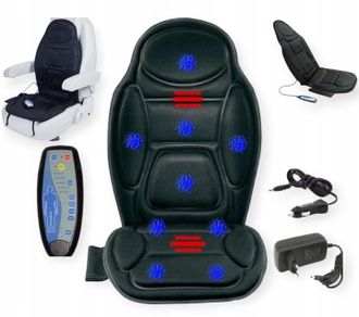 OEM Esterilla De Masaje Vibratoria Con Calefacci&oacute;n. Potente Masajeador Para Sill&oacute;n. 9 Motores