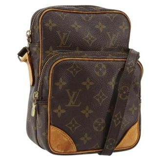 Louis Vuitton Pre-owned Vintage Canvas Cross Body Bag - Dames - Pre-owned - Bruin - Maat: ONE Size