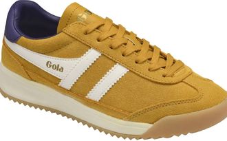 Gola Womens Tornado 88 Trainers Sneaker In Sun/off White/plum