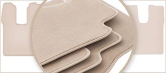 OEM Alfombrillas Beige Premium Para: Man Tgl / Tgm Estrecho, Litera 3 Piezas 2005