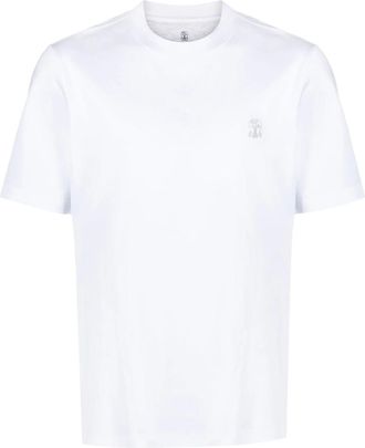 Brunello Cucinelli Logo-print Cotton T-shirt