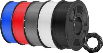 OEM Filamento Para Impresora 3d, Material Pla, Acabado Mate, 5 Mezclas Mate